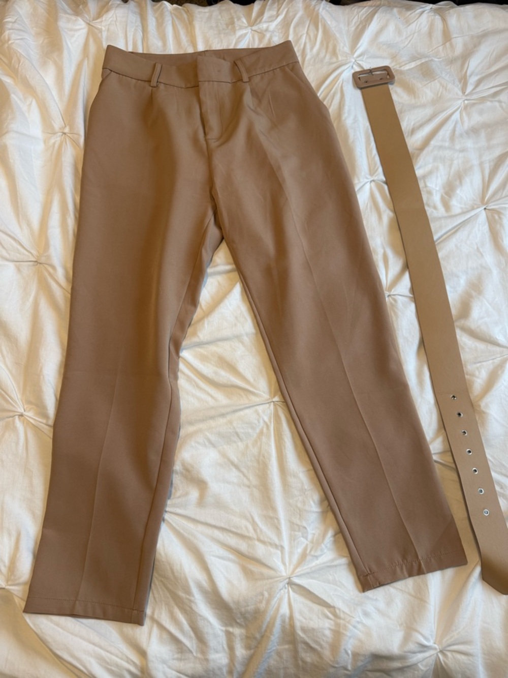 High Waisted Ankle Pants